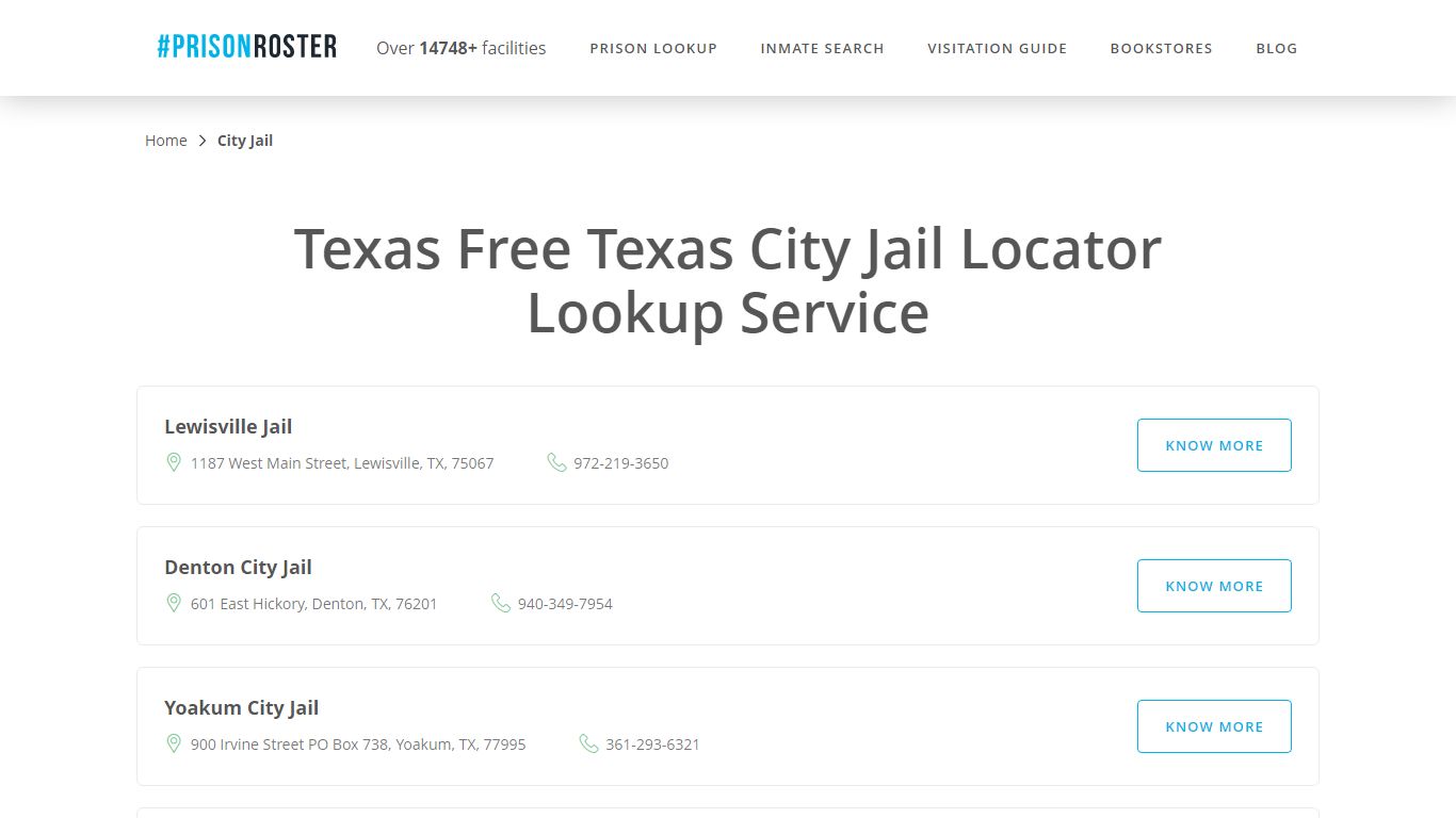 Texas City Jail Inmate Lookup - Prisonroster